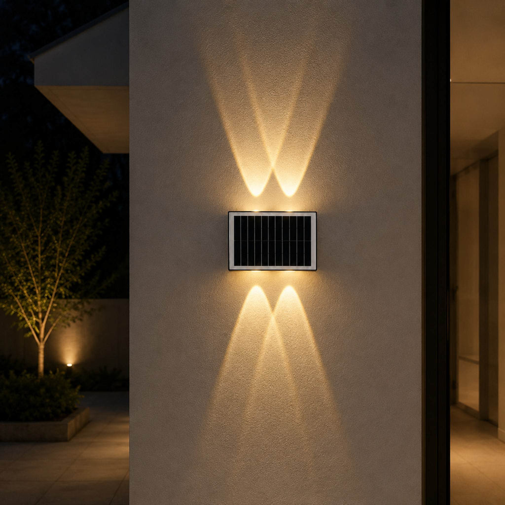 Solis Outdoor Solar Up & Down Wall Light