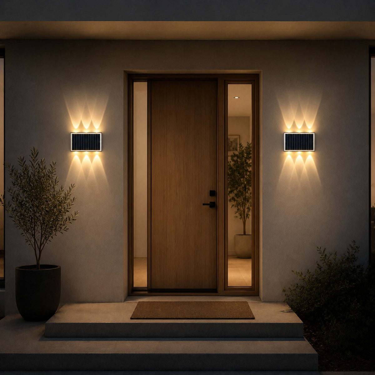 Solis Outdoor Solar Up & Down Wall Light