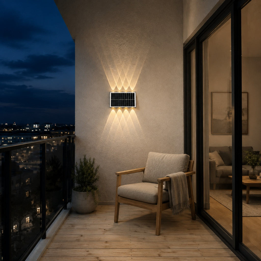 Solis Outdoor Solar Up & Down Wall Light