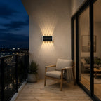 Solis Outdoor Solar Up & Down Wall Light