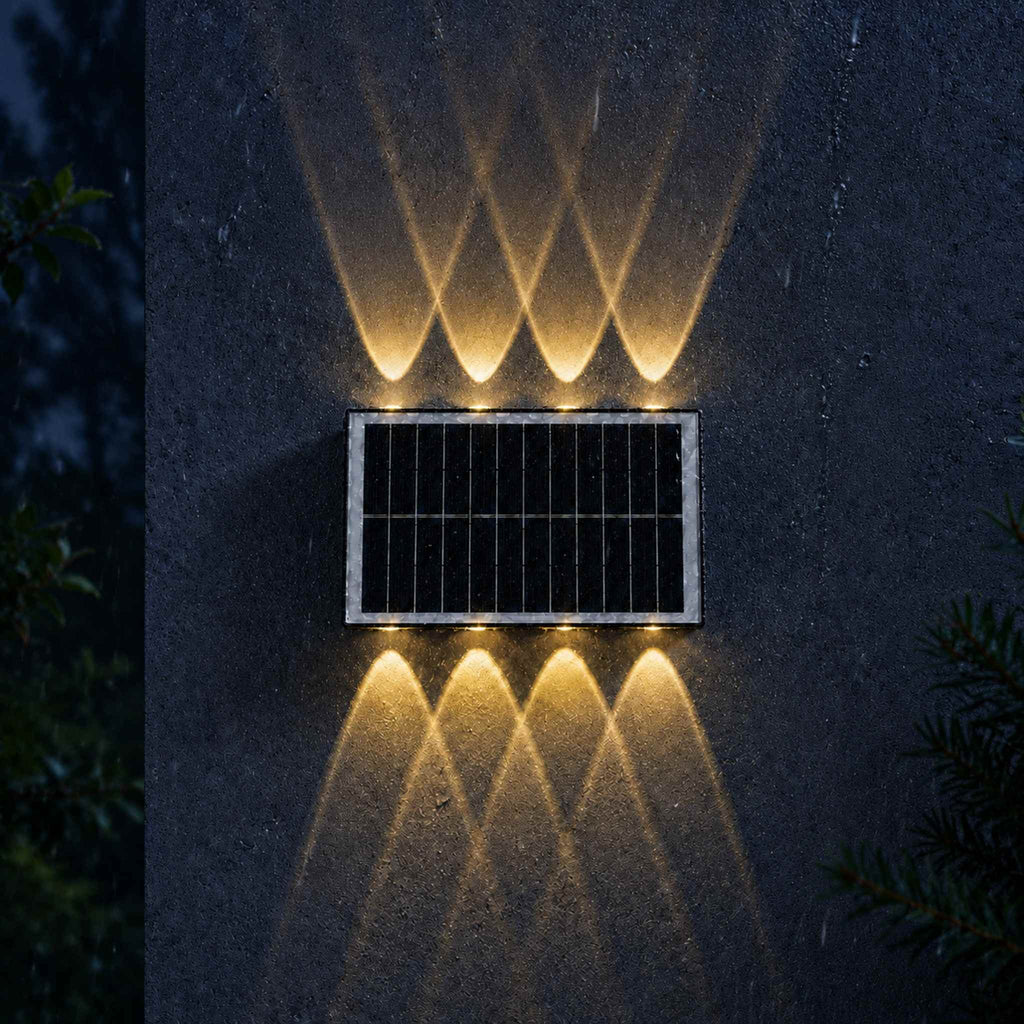 Solis Outdoor Solar Up & Down Wall Light