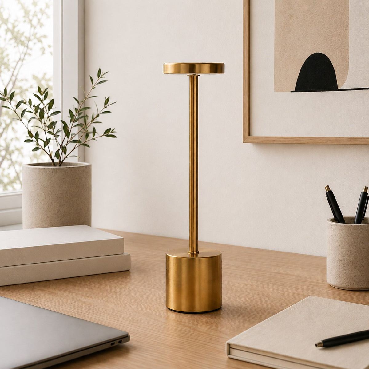 Luma Modern LED Rechargeable Table Lamp