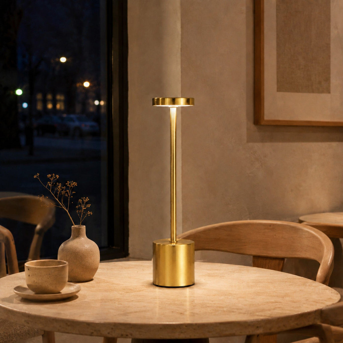 Luma Modern LED Rechargeable Table Lamp