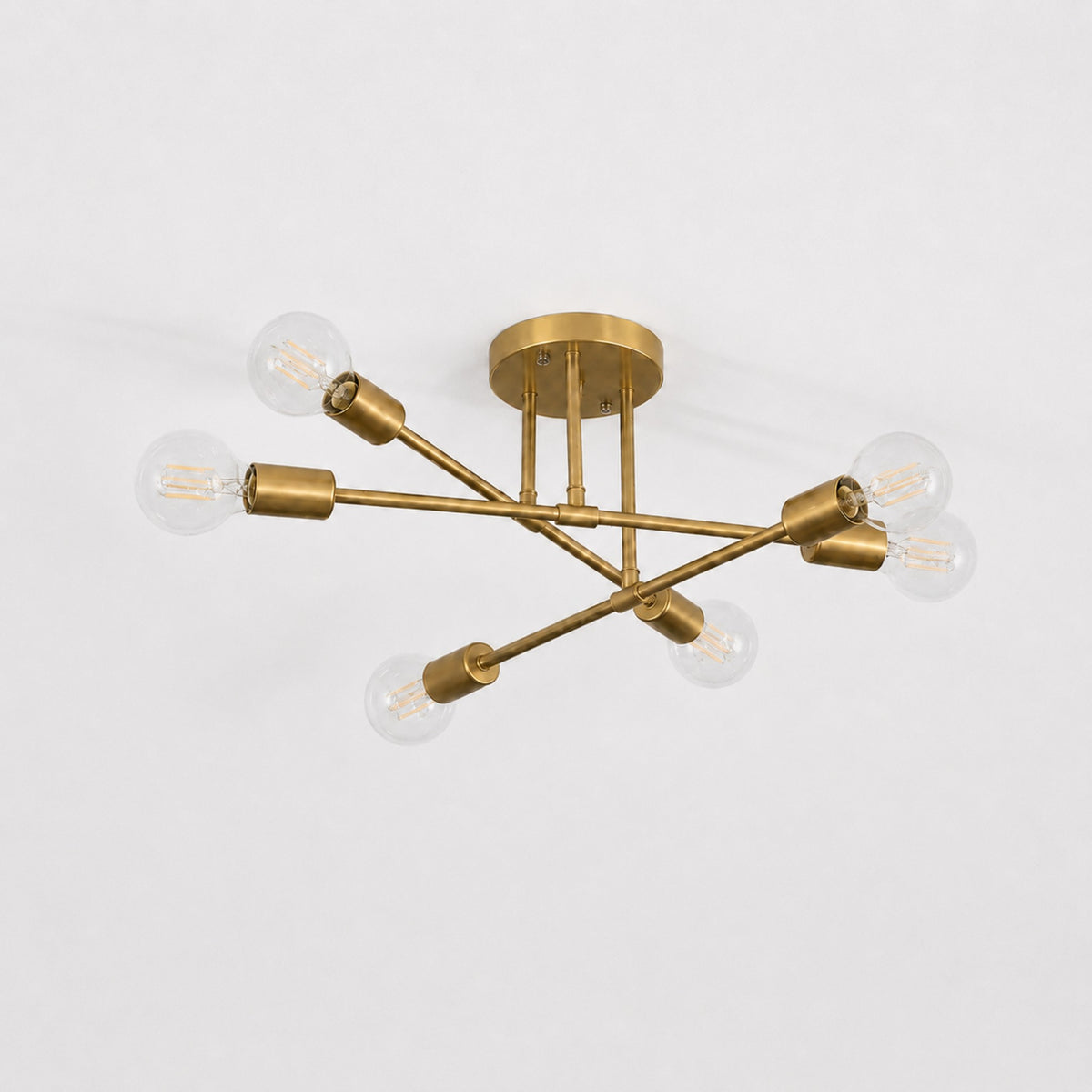 Vela Nordic Minimalist 6-Light Ceiling Light