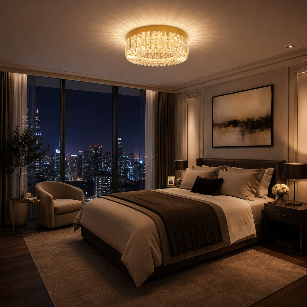 Celeste Luxury Crystal LED Ceiling Chandelier