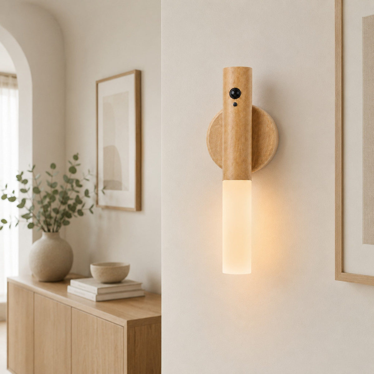 Soren Nordic Rechargeable Motion Sensor Wall Light