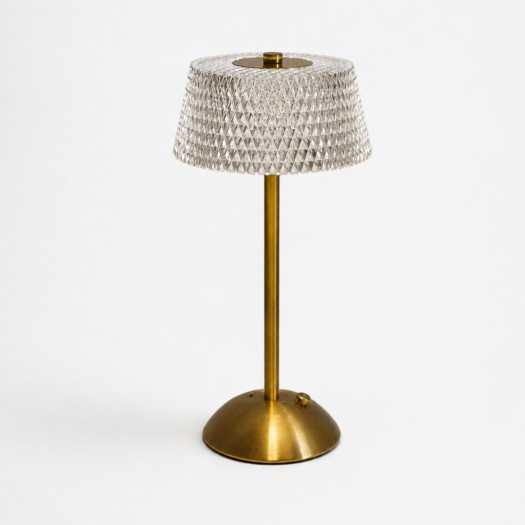 Celeste Crystal LED Rechargeable Table Lamp