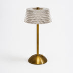 Celeste Crystal LED Rechargeable Table Lamp