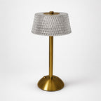 Celeste Crystal LED Rechargeable Table Lamp