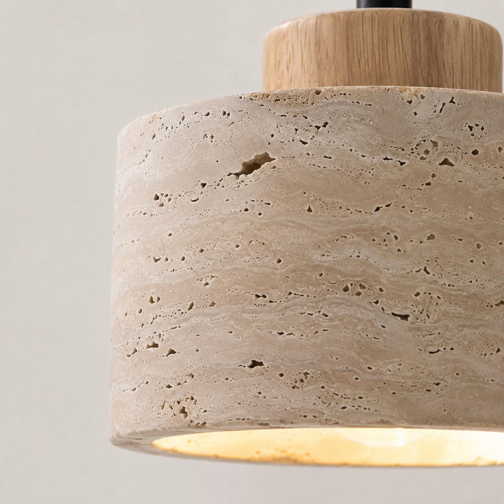Aster Travertine Pendant Light