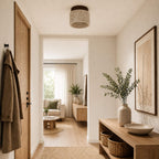 Aster Travertine Flush Mount Ceiling Light