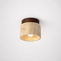 Aster Travertine Flush Mount Ceiling Light