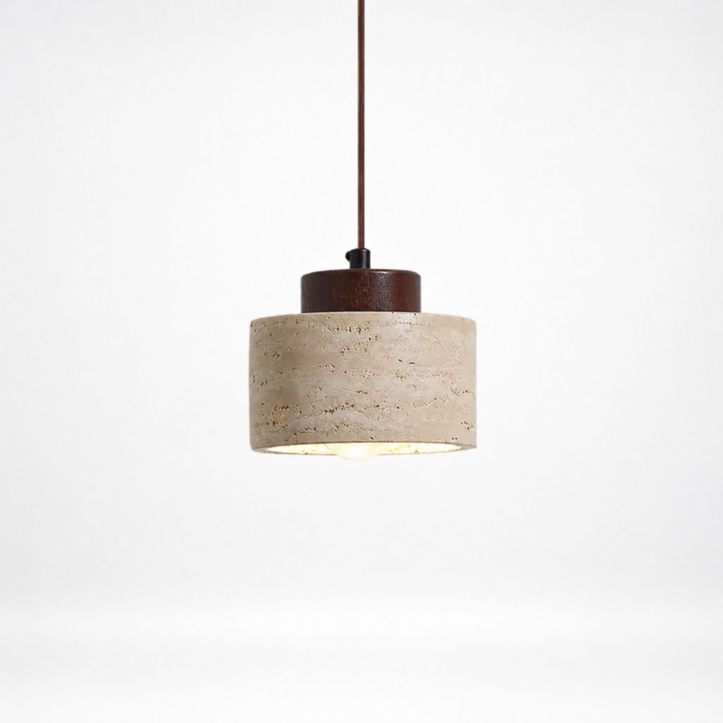 Aster Travertine Pendant Light
